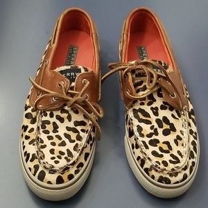 Sperry Top Spider Leopard hair